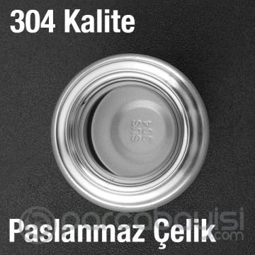 Ally 500ml 3 Bardaklı Ev Ofis Taşınabilir Paslanmaz Çelik Termos