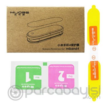 Mijobs Mi Band 5-4 Darbe Emici Ekran Koruyucu 2 Adet Set