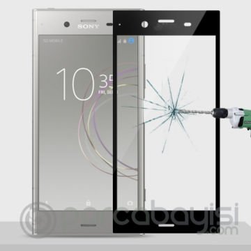 Sony Xperia Xz1 3d Full Kaplama Tempered Cam Ekran Koruyucu