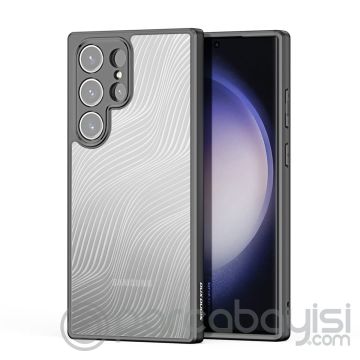 Dux Ducis SM Galaxy S23 Ultra Aimo Series Premium Buzlu Sert PC-TPU Kılıf