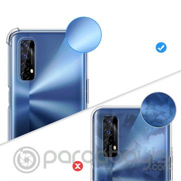 ALLY Oppo Realme 7 Anti-Drop Silikon Kılıf Shockproof Kılıf