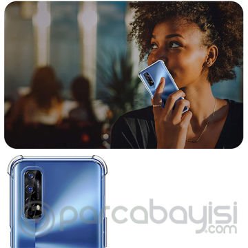ALLY Oppo Realme 7 Anti-Drop Silikon Kılıf Shockproof Kılıf