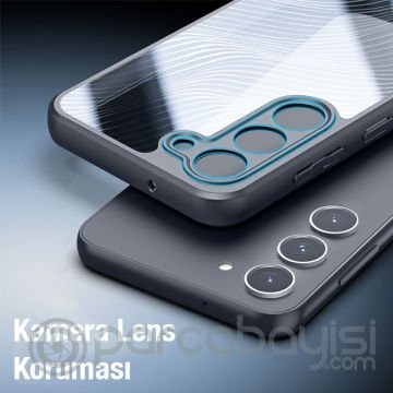 Dux Ducis SM Galaxy S23 Aimo Series Premium Buzlu Sert PC-TPU Kılıf