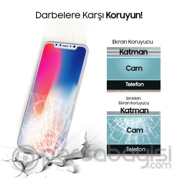 İphone X Xs Kırılmaz Ön Ve Arka Cam Ekran Koruyucu