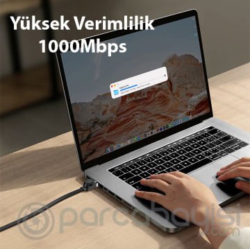 Baseus High Speed Six Types Of RJ45 Gigabit Network Ethernet kablosu (flat cable)1.5m