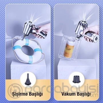 ALLY ST-6645 Pro 95000Pa Portatif Ev ve Araç Şarjlı El Süpürgesi