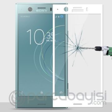 Xperia Xz1 X Compact1 Full Kaplama Kırılmaz Cam Ekran Koruyucu