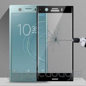 Xperia Xz1 X Compact1 Full Kaplama Kırılmaz Cam Ekran Koruyucu