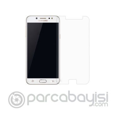 Ally Samsung Galaxy C8,J7+ Plus İçin Kırılmaz Cam Ekran Koruyucu