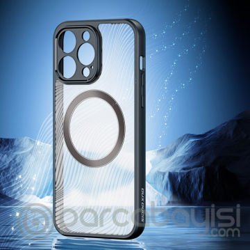 Dux Ducis iPhone 12 Pro Max Aimo Series Mag Safe Premium Buzlu Sert PC-TPU Kılıf