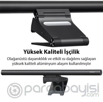 Baseus i-wok2 Series USB Asimetrik Çalışma Masası Göz Koruma Led Lamba ve Monitör Aydınlatma Işığı