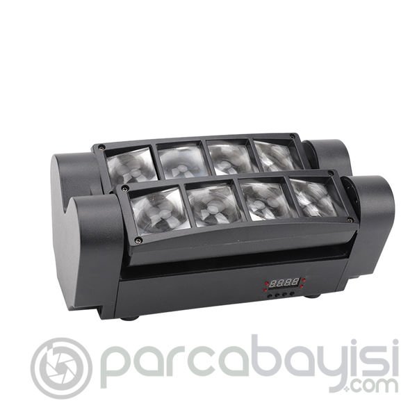 Ally 8x3W RGBW Led Mini Spider Light Hareketli Led Eğlence Disko Işığı